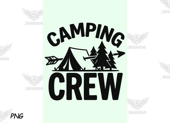 Camping Crew Summer Adventure Graphics