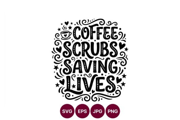 Coffee Scrubs Saving Lives Hand