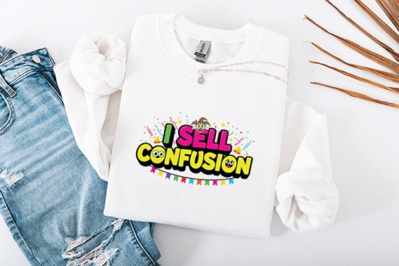 I Sell Confusion Funny Quote Design Graphics
