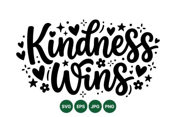 Kindness Wins Graphics for Branding and Marketing