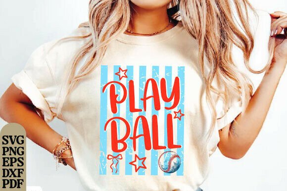 Play Ball Ballpark PNG: Graphics for T-Shirt Designs